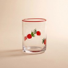 Karaca Strawberry Meşrubat Bardağı 420 ml Kırmızı