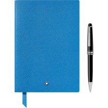 Montblanc Meisterstück Classique Platin Tükenmez ve Defter Hediye Seti 124172