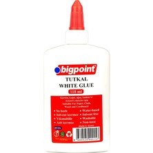 Bigpoint Bp496 Beyaz Tutkal 118 ml Su Bazlı Yapıştırıcı Karton ve Kumaş İçin