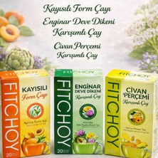 Çare Burada Karaciğer Destekletici Çay Seti (Kayısılı Çay 45'li & Enginar - Devedikenli Çay 45'li & Civanperçemli Çay 45'li)