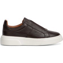 Tergan Four Season Tergan Kahverengi Hakiki Deri Erkek Sneaker - E4MEAY057783-A42
