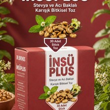 Çare Burada Dr. Bronos - Insüplus Stevya ve Acı Baklalı 30'lu Stick Çay