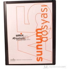 UMIX STANDART SUNUM DOSYASI A5 20'Lİ SİY
