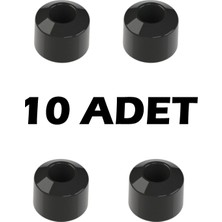 Rewax Büyük Delikli Kauçuk Takoz (10 Adet) 6cm Çap - 5.5cm Yükseklik