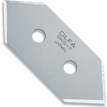Olfa 45" Maket Bıçağı Yedeği 5'li Paket Dayanıklı 0.3 mm Kalınlık ve 49 mm Uzunlukta Keskin Bıçaklar