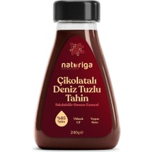 Naturiga Deniz Tuzlu & Çikolatalı Sıkılabilir Tahin 240GR