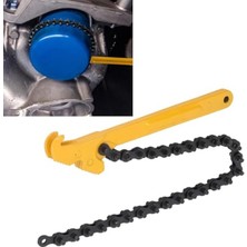 MarkEntegra Aee® Zincir Anahtarı Ayarlanabilir Yağ Filtresi Sökme Anahtarı 12” | 460 mm Ağır Hizmet Zincirli Boru Anahtarı | Yağ & Yakıt Filtresi Sökücü | Otomobil, Dizel Motor, Tesisat ve Mekanik Uyumlu