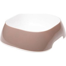 Popüler Sepet Glam Large Melamin Kedi Köpek Mama Su Kabı Kahverengi 1200 ml