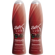 Safex Lube Kayganlaştırıcı Jel Çikolata 85 Ml. (2 Adet)