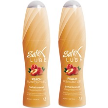 Safex Lube Kayganlaştırıcı Jel Şeftali 85 Ml.( 2 Adet)