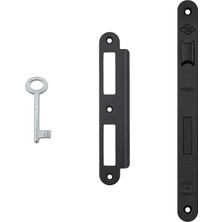 Nobel Extra Gömme Kilit Siyah 40X23 mm Oval Oda