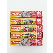 Şeylişeyler - Floppy Buzdolabı Poşeti Küçük Boy 20X30 cm 60'lı 10 Paket - Gıda Saklama Derin Dondurucu Poşeti