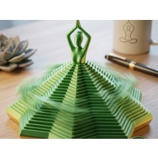 Mays 3D Studio Yoga Figürlü Dönen Stres Oyuncağı Masaüstü Dekoratif Fidget Oyuncak