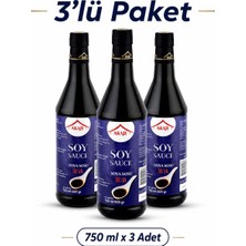 Akaji Soya Sos 750 ml x 3 Adet