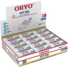 Oryo Düz Renk Silgi 30'lu Kutu