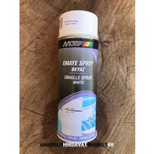 Motip Beyaz Renk Sprey Emaye Boyası Beyaz Eşya Boyası 400ML