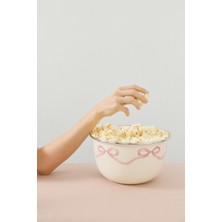 Emaylab Rebel Bow Emaye Karıştırma ve Salata Kabı 24CM 4 Litre (Ocağa Da Koyulabilir)