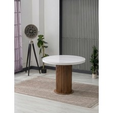 JoyMassa Aura Yuvarlak Bohem 90X90 Mdf Masa ( Masa Fiyatıdır )