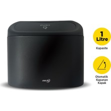 SPACE24 SPK27 Araç Içi Çöp Kovası 1 Litre Siyah