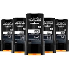 MarkEntegra L’oréal Paris Men Expert 5'li Total Clean 5'i 1 Arada Kömürlü Duş Jeli (5 x 300 Ml)