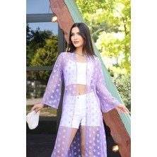 Sahra Afra Kadın Uzun Kimono