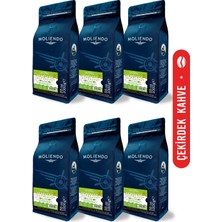 Moliendo Finest Coffee Salerno Espresso Blend Kahve Avantaj Paketi (Çekirdek Kahve) 6*1000 g
