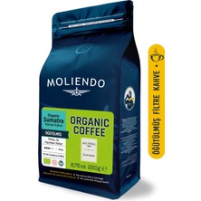Moliendo Finest Coffee Moliendo Organik Sumatra Yöresel Kahve (Öğütülmüş Filtre Kahve) 250 g