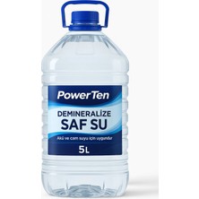 Powerten Saf Su | Akü, Ütü ve Buhar Makinesi Uyumlu 2026
