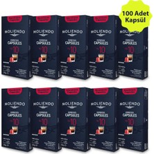 Moliendo Alüminyum Kapsül Kahve No:10 Avantaj Paketi (100 Adet Nespresso Uyumlu Alüminyum Kapsül)