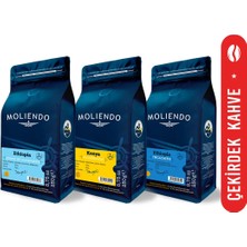 Moliendo Afrika Kahveleri Avantaj Paketi (Çekirdek Kahve) 3*250 g