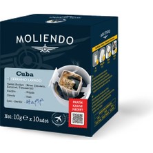Moliendo Cuba Serrano Lavado  Pratik Filtre Kahve 10*10 g