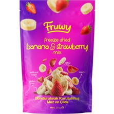 Freeze Dried Muz ve Çilek Mix