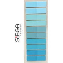 Sibga Tasarım Şeffaf Mavi Renkli Postit Post-It Post It. Kitap Ayracı Ayraç Plastik Postit Sticker Not Kağıdı 200 Yaprak