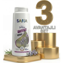 Safia Zayıf ve Kırılgan Saçlar Şampuan 3X650 ml