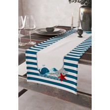 Ays Home Balık Marin Desen Runner