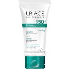 Urıage Uriage Hyseac SPF50+ Krem 50 ml Karma Ciltler İçin Renksiz Yüz Koruma Ürünü (RGE101)