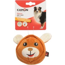 Camon Hışırtılı Ses Çıkaran ve Gıcırtılı Polyester Köpek Oyuncağı 10 cm