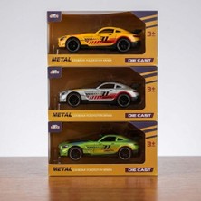 PopŞeker Mercedes Amg 15 cm Çek Bırak Metal Araba - Diecast Gövde Yüksek Hız
