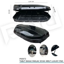 Drs Tuning Tabut Port Bagaj Parlak Siyah 480LT Tuğra