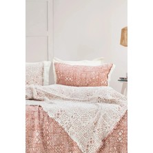 Layan Home %100 Pamuk  Müslin 4 Katl Tekli Yastık Kılıfı – Etnik Desen