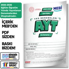 İnformal Yayınları 2026 Yks-Ayt Sayısal Mebi Online Türkiye Geneli 10. Deneme Büyük Boy Renkli Baskı Ücreti
