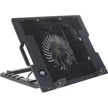 Kenly Işıklı Notebook Soğutucu Fan 5 Kademeli Ayarlanabilir Stand 17” Sessiz Laptop Soğutucu NB339