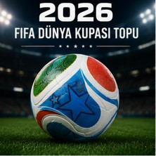 LRS Store 2026 Fıfa Dünya Kupası Topu Profesyonel Futbol Topu Görünmez Dikiş Teknolojisi 4 Katmanlı Dayanıklı