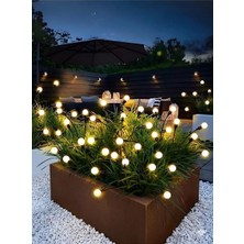 Octopus Bazaar (2 Adet) Solar 6 Led'li Güneş Enerjili Ateş Böceği Bahçe Balkon Saksı Aydınlatması Lamba