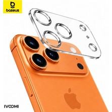 BASEUSONLINE Baseus Iphone 17 Pro Kamera Lens Koruyucu (2 Adet) Tam Kaplayan Kristal Netlik Çizilmelere Karşı Güçlü Koruma