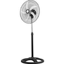 Everest FAN15 Siyah 18" 65W 3 Hız Kademe 5 Kanatlı Sanayi Tipi Vantilatör/ Pervanesi