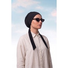 Kamer Scarf 2'li Penye Dikişli Bağcıklı Kadın Bonesi
