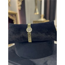 Xuping Jewelry Gosessa Kadın Altın Kaplama Işıltılı Madalyon Figürlü Kordon Bileklik - Göz Alıcı Detay