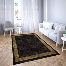 Ayduran Halı Vicenza Makinede Yıkanabilir Kaymaz Taban Dekoratif Modern Mutfak Yolluk Koridor ve Salon Halısı
