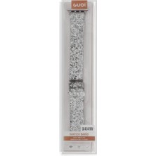 Mrs-  Apple Watch 38MM Starry Taşlı Kordon - Gümüş -548484